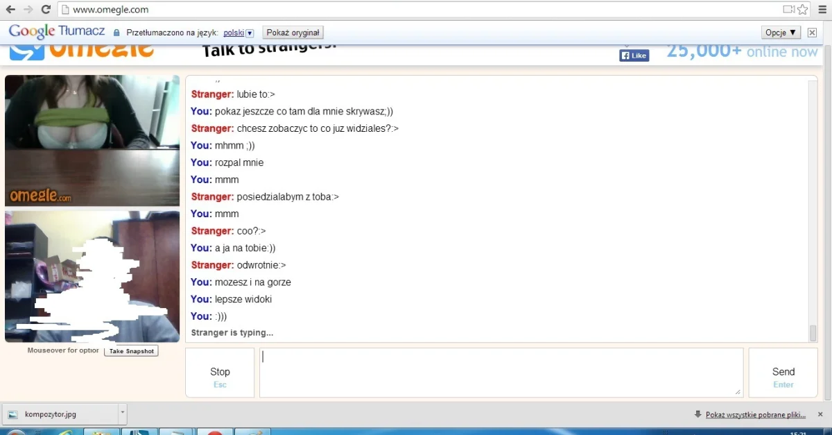 Omegle credit fan images