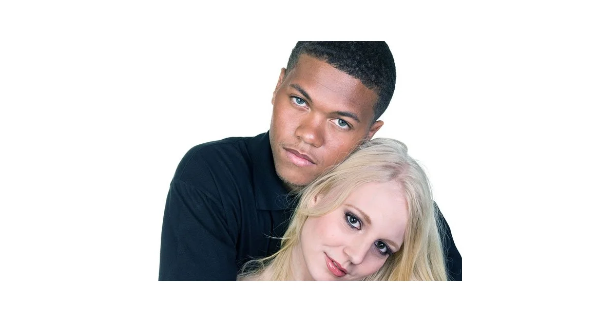 White woman loves black