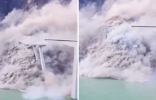 Most Hongqi o długości 758 metrów zawalił się w południowo-zachodnich Chinach