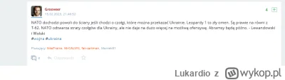 Lukardio - @Grooveer jak tam ruska ofensywa?

zdjąłeś już te twoje onucowe okulary?

...