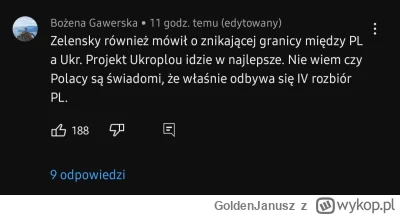 GoldenJanusz - oj tak bożenko +1
#przegryw #ukraina #polska #wojna