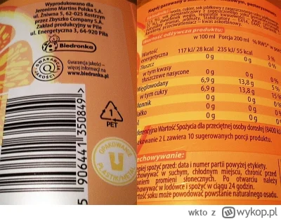 wkto - #listaproduktow
#napoj gazowany o smaku pomarańczowym Orango #biedronka
aktual...