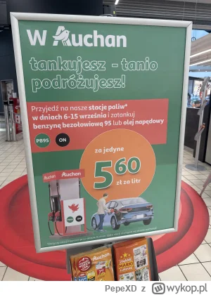 PepeXD - Czy stacja paliw #auchan jest czynna w niedzielę?
Dokładniej chodzi o tę w K...