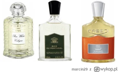 marcin29 - Witam , 

1.Creed Bois Du Portugal = 5,80zł/ml

2.Creed Viking Cologne  = ...