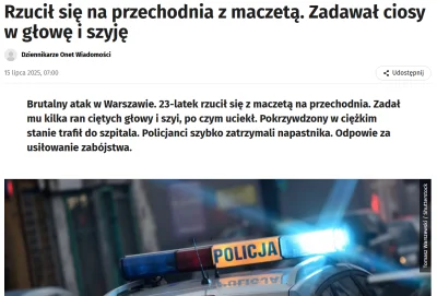 Matuusuu - Sprawca to 23 letni Polak. Czy Bąkiewicz zapowiedział już konferencje pras...