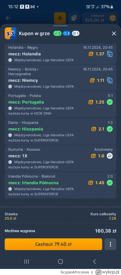 ScypioAfricanus - Wyciagać cahsout? #bukmacherka #sts #pilkanozna #mecz