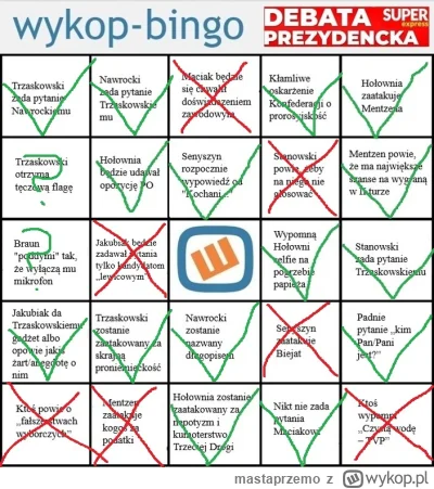 mastaprzemo - Moja ocena debaty. 

Dobrze wypadli:

Bartoszewicz - odpowiadał spokojn...
