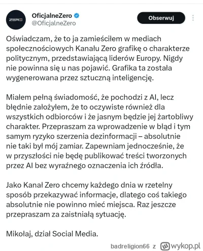 badreligion66 - #polityka #kanalzero