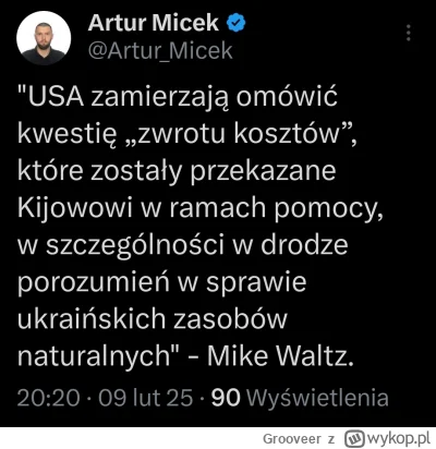 G.....r - USA chcą odzyskać pieniądze jakie zostały wydane na Ukrainę. Stawia to pod ...