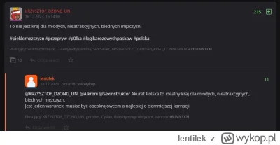 lentilek - @BlackpillRAW: Podsumuje to tak jak napisałem w tym komentarzu. Taka prawd...