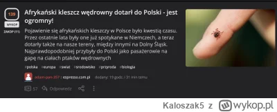 Kaloszak5 - Rzekomo miejsce znaleziska to Krzyżowa gdzieś na południu. Wiecie coś wię...