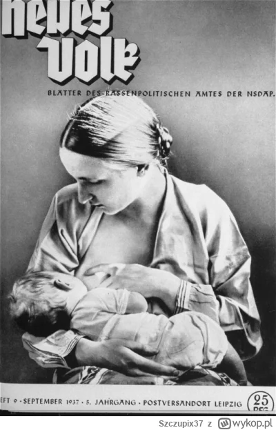 Szczupix37 - Maja Staśko na propagandowym plakacie nazistowskim jako przykład kobiety...