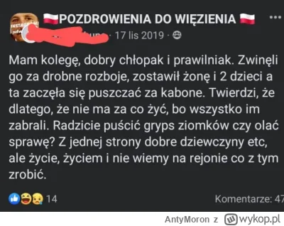 AntyMoron - #patologiazmiasta #pozdrowieniadowiezienia #facebookcontent #heheszki