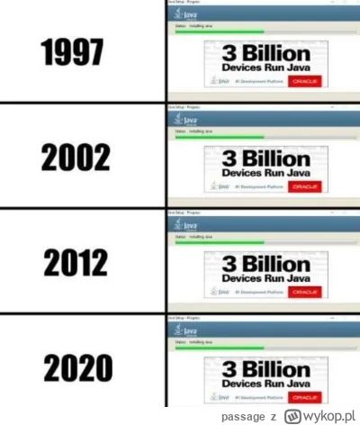 passage - @Xagog: ale 3 miliardy urządzeń dalej z niej korzysta ( ͡° ͜ʖ ͡°)