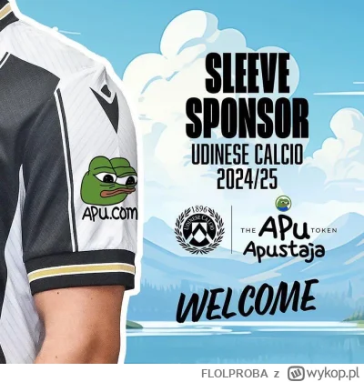 FLOLPROBA - Nowy sponsor na koszulkach Udinese ( ͡° ͜ʖ ͡°) #pilkanozna #smutnazaba