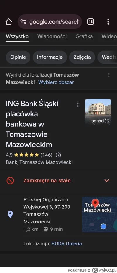 Poludnik20 - ING znika z Tomaszowa. A z nim cztery bankomato-wpłatomaty. Była tam doś...