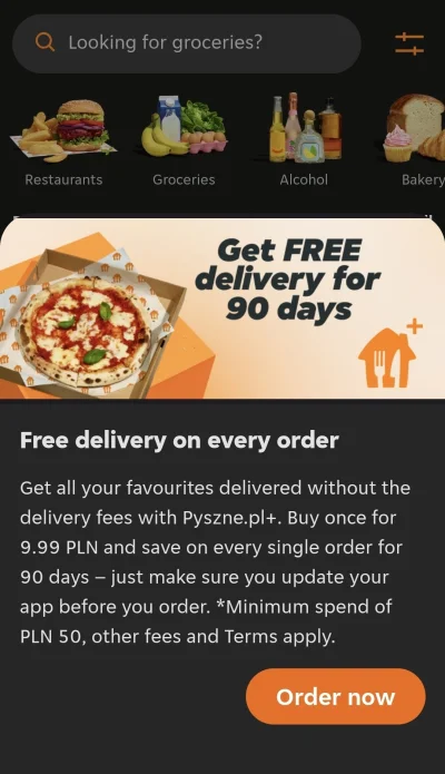 xxRazorxx - pyszne+ ( ͡° ͜ʖ ͡°) #pysznepl
regulamin: https://www.pyszne.pl/plus/90-dn...