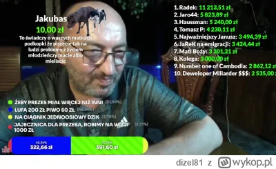 dizel81 - Nie śledziłem live Machaja z wczoraj, ale to ten obraźliwy donejt na wykopk...