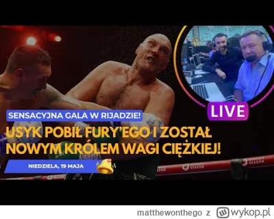 matthewonthego - #boks PINDERA I BARTOSIAK LIVE PO WALCE !