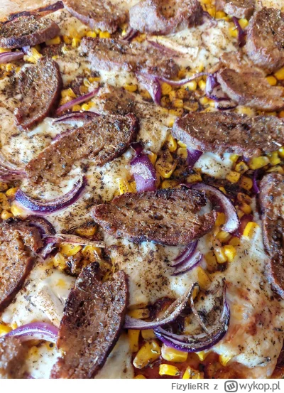 FizylieRR - #gotujzwykopem #pizza #gotowanietomojapasja #gotowanie 
O taką pizze z ko...