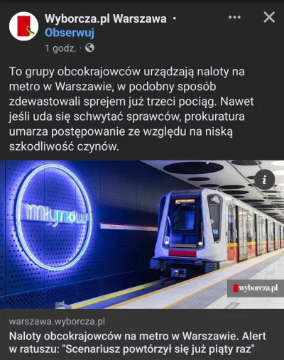 tyrytyty - I to tyle z czystego metra w #warszawa, dołączamy do cywilizacji europy za...