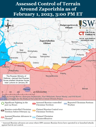 Kagernak - Południowa Ukraina 

Rosyjskie siły kontynuują ataki na wyspach w delcie D...