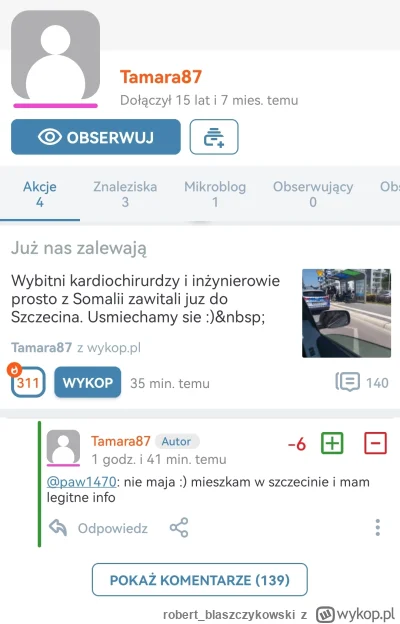 robert_blaszczykowski - Prawie 16 lat na wykopie i Tamara musiała przypomnieć sobie h...