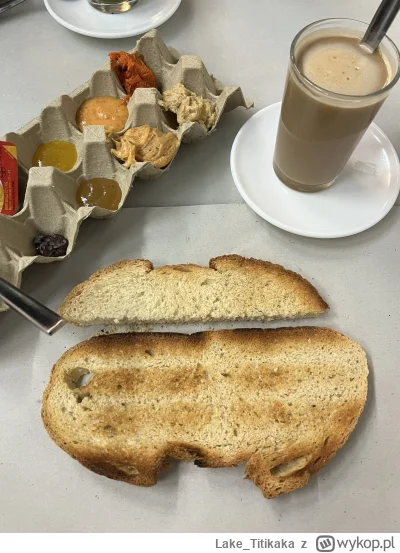 Lake_Titikaka - Zaserwowałem dziś mojej ukochanej #rozowypasek takie śniadanko własne...
