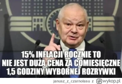 januszzczarnolasu - "W Polsce inflacja jest dwa razy wyższa niż przeciętnie w Europie...