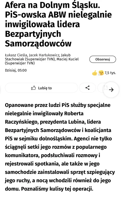 Gours - Polecam ten artykuł na Onecie, jestem jeszcze w trakcie czytania. Ogromna afe...