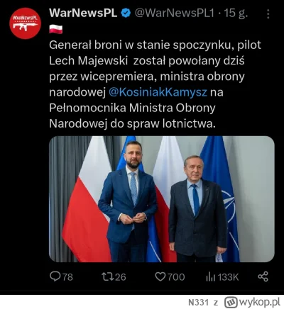 N331 - Polecam wpisać w Google co to za typ. Czy pis, czy opozycja, to wojsku stabiln...