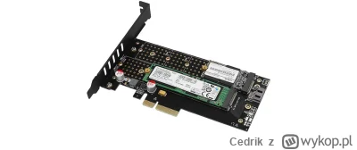 Cedrik - Kupiłem sobie adapter do dysku SSD (Axagon Adapter PCI-E x4 na M.2 NVMe), po...
