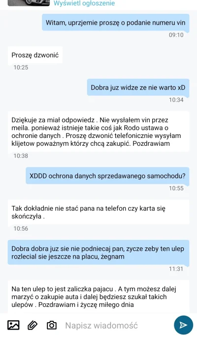 hvob - hehe, widze że wpłacanie zaliczki to coraz powszechniejsza metoda ( ͡° ʖ̯ ͡°)