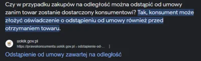 Nemayu - @cosecans: Da się. Odstępujesz od umowy zawartej na odległość. Po prostu. In...