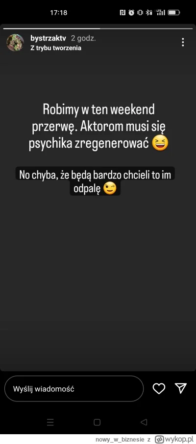 nowywbiznesie - aktorom psychika siadła