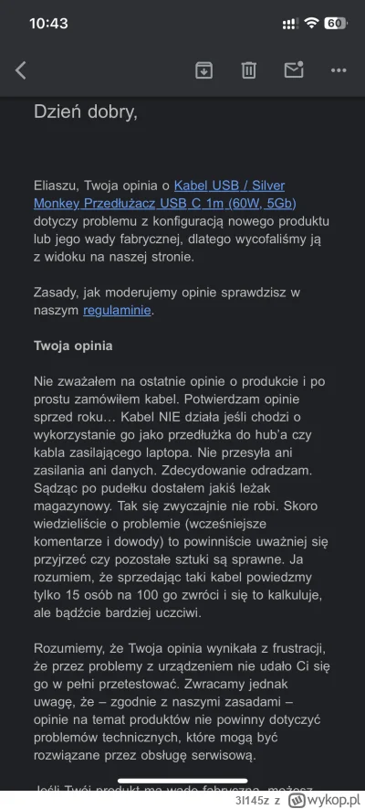 3l145z - Brawa @x-kom za moderację opinii. 
“Frustracja” według moderatora zapobiegła...