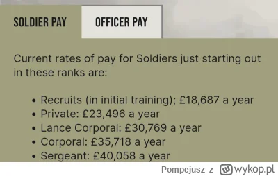 Pompejusz - W UK płacą poniżej minimalnej krajowej na początku (pewnie niepełny etat)...