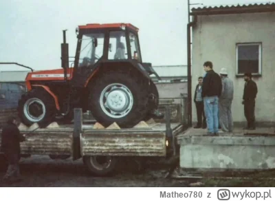 Matheo780 - Odbiór nowiutkiego Ursusa 1034 - tak to wyglądało kiedyś 😊 

#motoryzacj...