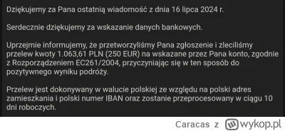 Caracas - Jestem zaskoczony pozytywnie jak szybko działa Lufthansa po odwołaniu lotu ...