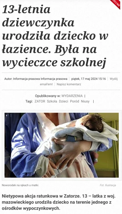 -pafel - Jeśli w rodzinie utrzymała by się ta tendencja to przed 40. będzie prababcia...