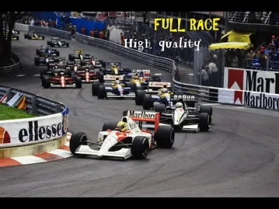 JuzefCynamon - #f1 Formula1 GP Monaco - Monte Carlo 1991 FULL RACE  jak ktoś nie ma c...