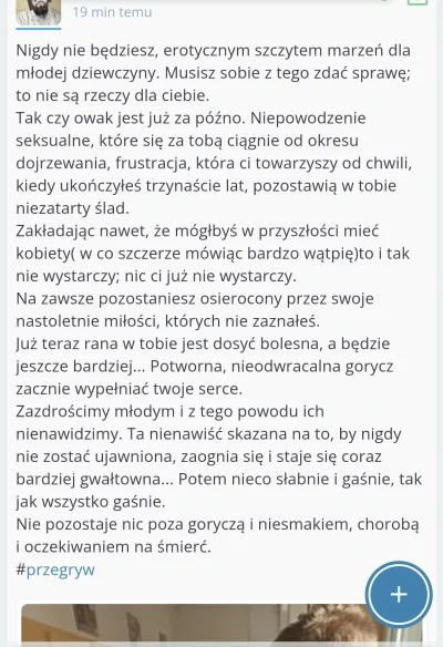 Strigiformesman - Szanowny @Retserof ty to nieźle p...ty jesteś. Nienawidzisz ludzi z...