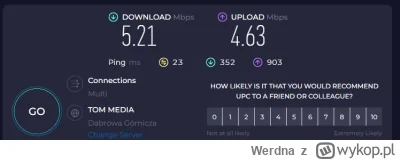 Werdna - @strikte: U mnie tak przez 2 tygodnie było git. Ostatnio co chwilę przerwy n...