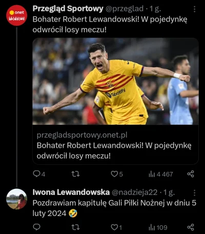 WykopowyInterlokutor - Mama Roberta Lewandowskiego atakuje kapitułę Gali Piłki Nożnej...
