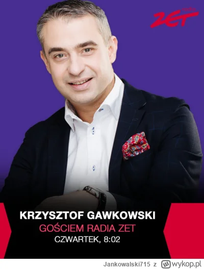 Jankowalski715 - Jutro porannym gościem Radia Zet Krzysztof Gawkowski z Lewicy - wice...