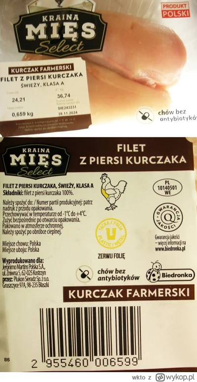wkto - #listaproduktow
#filet z p----i #kurczak­­­a #bezantybiotykow Kraina Mięs Sele...