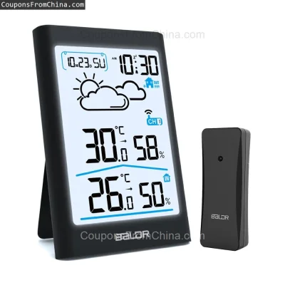 n____S - ❗ BALDR LCD Digital Wireless Weather Station
〽️ Cena: 17.99 USD (dotąd najni...