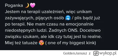 GoldenJanusz - w skrócie, fajnie się ćpało i ruchało z chadami ale że blisko 30 to tr...