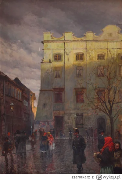 szarytkarz - "Szara kamienica w Krakowie"
Józef Rapacki (1907)

#obrazy #malarstwo #...