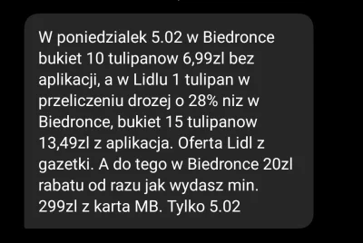 PinkSalmonSushi - @Farezowsky ja dostałam o tulipanach xD bełkot jakby przedszkolak p...